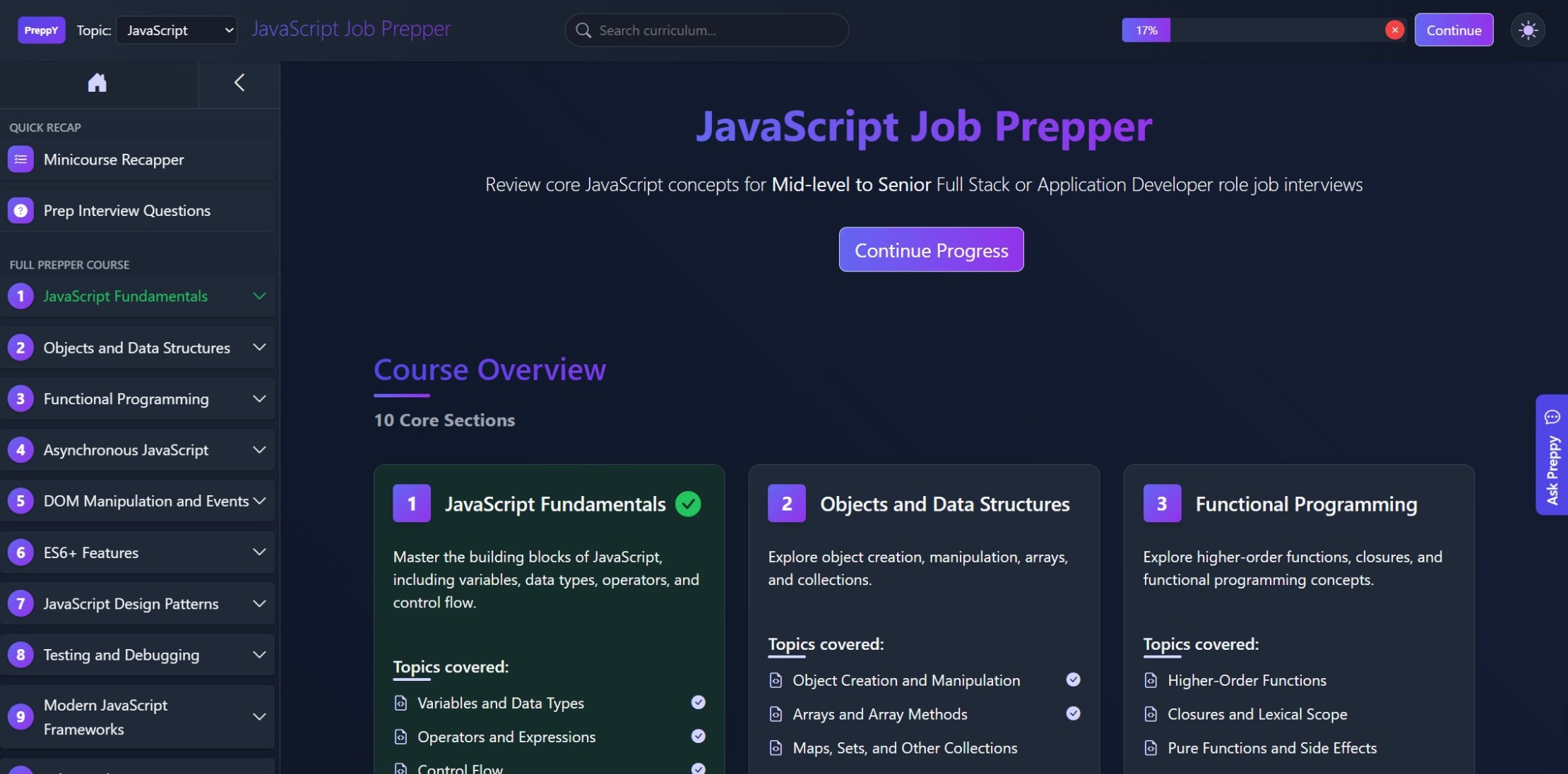 Preppy Job Prepper Screenshot